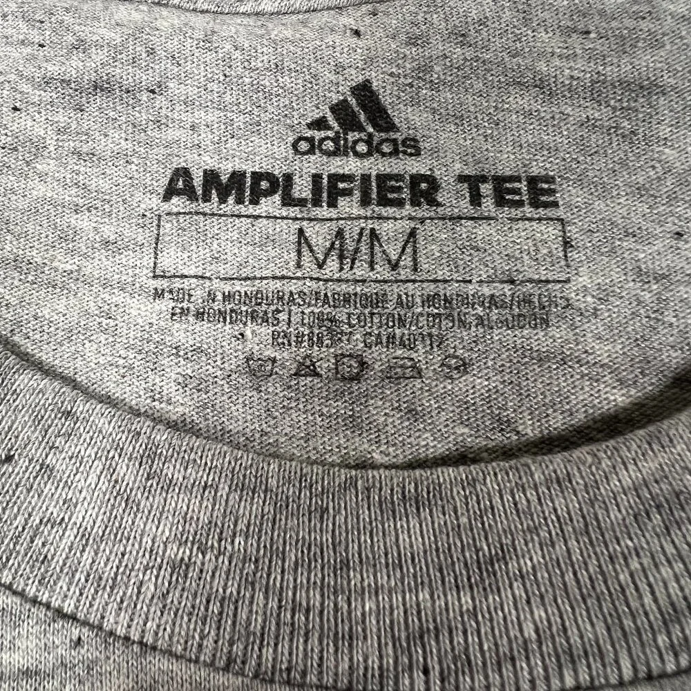 Adidas Mens M Heather Gray Graphic Arizona State Sun Devils‎ NCAA Amplifier Tee